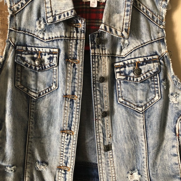 Distressed Jean Jacket - Picture 2 of 4